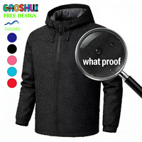 Blouson Bomber Homme Haute Qualité Coupe-Vent Imperméable Respirant Col Montant Patchwork Logo Personnalisé OEM Extérieur