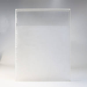 חלבית ברור פלסטיק מחזיק מגזין עמיד למים בית בית ספר שימוש אקריליק ספר Slipcase כיסוי ספר מקרה - Product Image 4