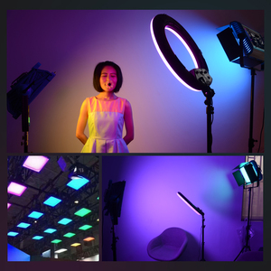Gran potencia Rgb Luz Auricular Con Película Protectora Rgb Panel Video Luz - Product Image 6