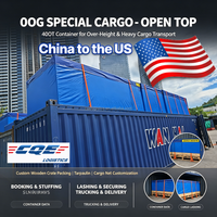 OOG Cargo Flat Rack Open Top BBK sur Navire Porte-Conteneurs Opération en vrac Agent maritime vers les États-Unis DDP Porte à Porte Service le plus rapide