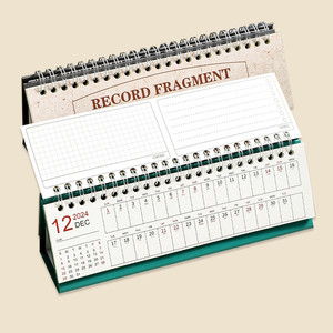 <span class=keywords><strong>2025</strong></span> kế hoạch hàng tháng Bảng lịch tùy chỉnh máy tính để bàn xoắn ốc bàn lịch in ấn - Product Image 5