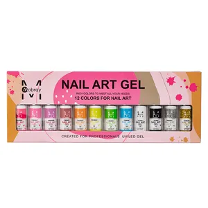 Modessins — ensemble de Gel UV pour le Nail Art, 25 couleurs, peinture sur les ongles, néon réfléchissants, platine, 2022