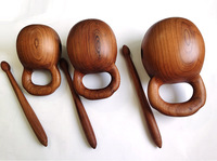 Wholesale Percussion Instrument 9CM Wooden Fish Tension-relieving Traditional Musical Instrument Stringed Instrument Percussion