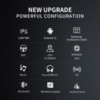 8 Core Android 11 écran d'affichage Google GPS BT WIFI 4G Carplay lecteur DVD de voiture pour Audi A6 C6 Q7 2005-2015
