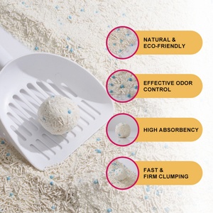 Litière pour chat en cassave et tofu, agglomérante rapide, écologique, de qualité alimentaire, en gros, sous marque blanche, à prix bas - Product Image 2