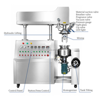 Mélangeur à vide hydraulique en acier inoxydable pour la fabrication de cosmétiques, crème et lotion