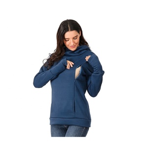 Maglietta Invernale per Allattamento e Maternità, Felpa con Cappuccio a Maniche Lunghe per Donne in Gravidanza - Product Image 6