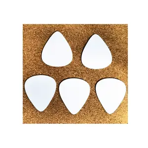 Vente en gros de médiators de guitare à sublimation 28x32mm médiators de guitare à impression double face médiators de guitare personnalisés