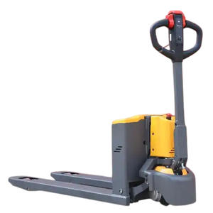 Transpaleta eléctrica todoterreno de carga automática, carretilla elevadora ligera con batería de litio, transpaleta usada, venta de alta visibilidad - Product Image 4