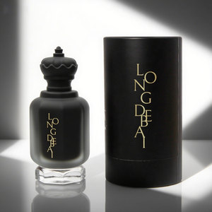 Factory Luxury Custom Clear Pump Crimp Empty Clear 30ml 50ml 100ml Perfume <b>Bottle</b> Glass With Packaging <b>Box</b> - Product Image 3