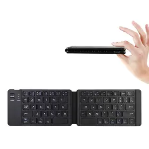 Mini Wireless Keyboard Folding Ergonomics for IOS Android Windows IPad Laptop Phone Portable Slim Computer Keyboards