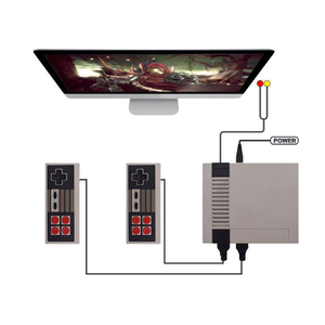 Console di Gioco NES620 per Due Giocatori su <span class=keywords><strong>TV</strong></span> con FC (Rosso e Bianco) Proiezione dello Schermo della Console - Product Image 6