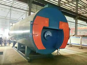 Contrôle automatique 10.5mw gazole double carburant chaudière à eau chaude industrielle - Product Image 3