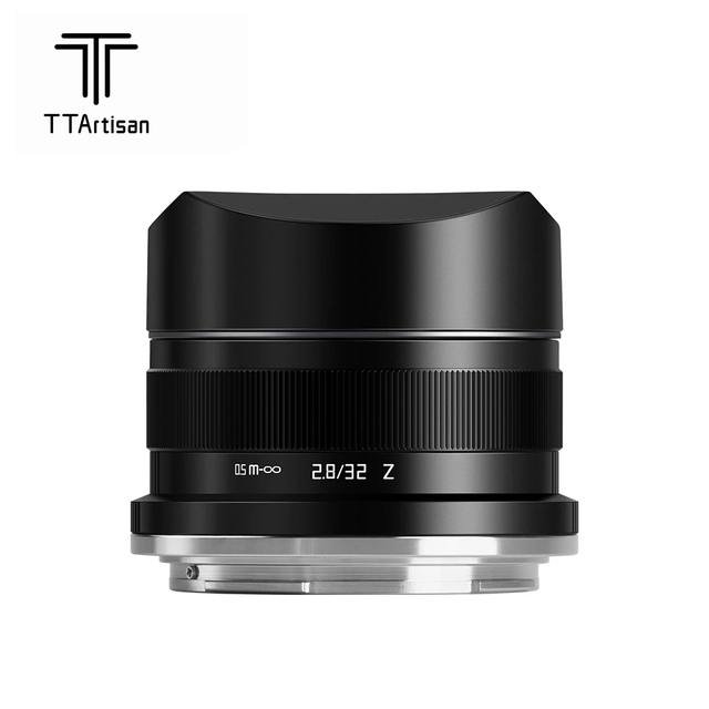 TTArtisan 32mm F2.8 Auto Focus Full Frame Wide Angle Prime Lens for Nikon Z Mount Z6 Z7 Z50 Zfc Z30 Z9 Camera