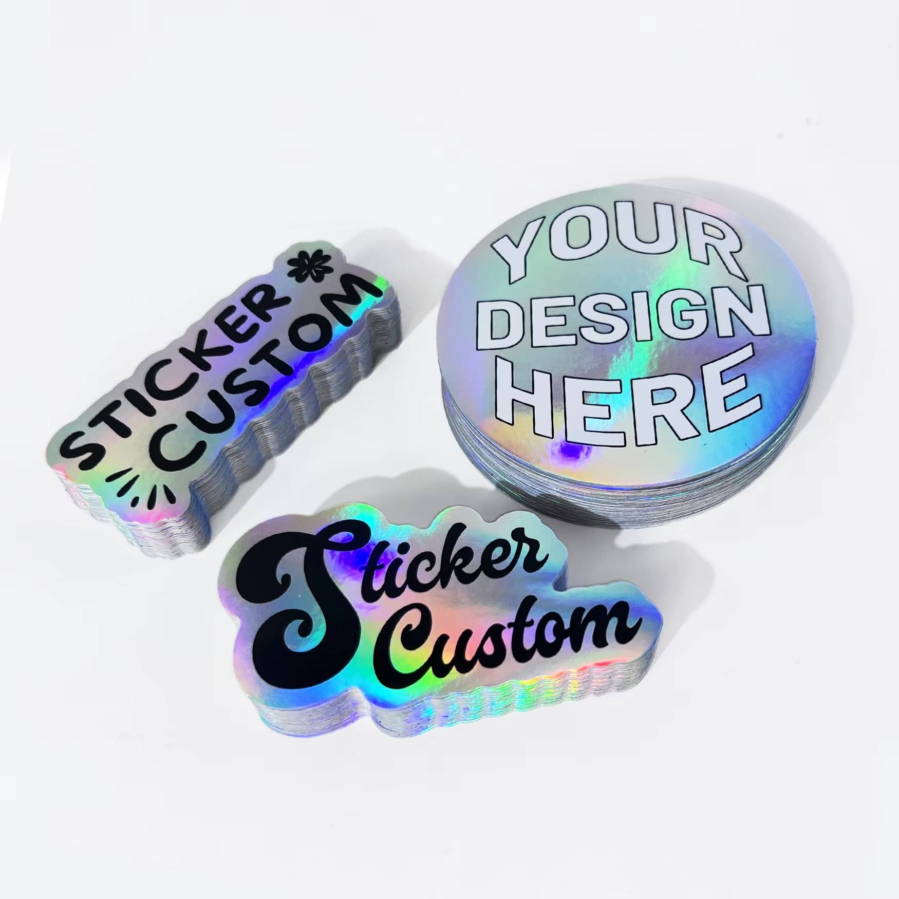 Holográfico de colores mezclados