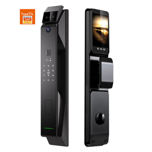 Tuya <b>Wifi</b> 3d Face Recognition Fingerprint <b>Smart</b> Door Lock With <b>Camera</b> Biometric <b>Smart</b> Lock Door Fully Automatic <b>Smart</b> Digit Lock - Product Image 1