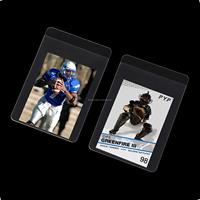 Porte-cartes semi-rigide 100 Bundle 50 porte-cartes et 50 manchons souples pour PSA, SGC, BGS, CSG économiseur de manchon de carte gradué 1 PVC