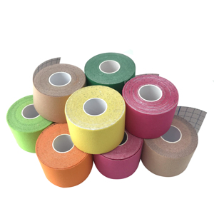 5cm * 5m renkli Kinesio bant spor kas koruma için kinesiyoloji bandı su geçirmez özel Logo halter bant toplu rulo - Product Image 3