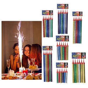 Hotsale CE Approved Happy Birthday Cake Fountain Sparkler Candles Fireworks for Sale