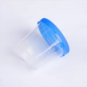 Medical Disposable Urine Cup Urine Container 60ml Specimen Container
