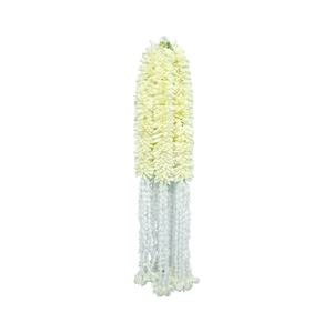 Guirnalda de Flores Artificiales Blancas, Decorativa, Colgante, para Bodas, Festivales, Templos y Eventos - Product Image 1