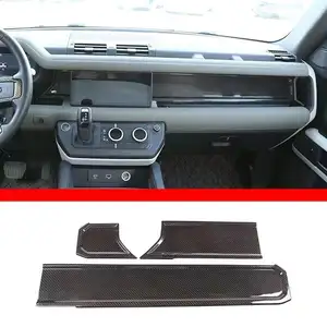 Painel interno automotivo decorativo, painel central, controle de painel para land rover defender 110 90 2020 2022