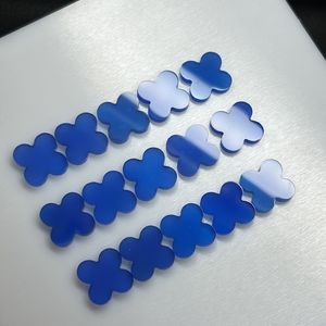 HQ אבני חן מכירה לוהטת דובאי ירוק תלתן אבן סינטטי מלכיט ארבעה עלה תלתן אבני חן - Product Image 6