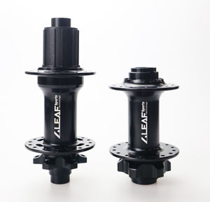 Freins à disque avant/arrière en alliage d'aluminium noir 7075 CNC 4leaf pour roues <span class=keywords><strong>de</strong></span> vélo à 11 vitesses avec <span class=keywords><strong>axe</strong></span> Boost 32-13G et montage <span class=keywords><strong>de</strong></span> disque à rayons - Product Image 2