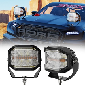 Siêu sáng LED hổ phách bên Shooter Strobe 12V LED Strobe làm việc ánh sáng cho xe tải - Product Image 1