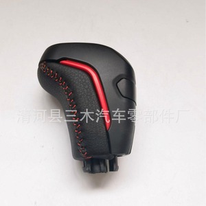 Pomo de palanca de cambios de cuero ergonómico para coche Toyota, pomo de cambio de transmisión automática para Land Cruiser, Highlander, Prado, Tacoma - Product Image 2