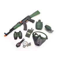 Toyhome nouveau Design vente chaude enfants en plastique jeux de Simulation éducatifs armée Ak47 jeu de rôle jouets militaires armée ensemble de jeu