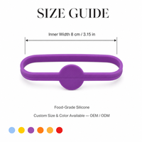 Marqueurs de verres à vin en silicone de qualité alimentaire réutilisables pour champagne, réceptions de mariage, 6 pièces, multicolores, identificateurs de bouteilles et de verres