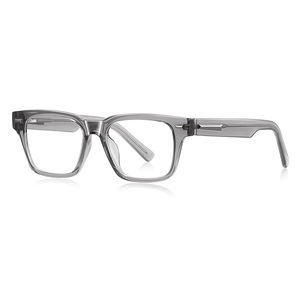 Occhiali Presbiopici Quadrati Trasparenti Marroni per Uomo, Occhiali <span class=keywords><strong>da</strong></span> <span class=keywords><strong>Computer</strong></span> per Vista Affaticata, Montatura TR90 Alla Moda Anti Luce Blu - Product Image 5