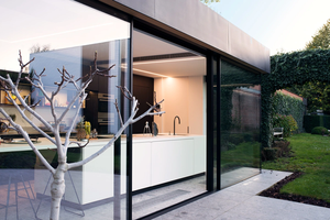 Moden Cadre mince en aluminium noir Double vitrage en verre trempé Isolation phonique Patio Extérieur Impact d'ouragan <span class=keywords><strong>Porte</strong></span> coulissante - Product Image 6