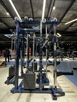 Entraîneur fonctionnel multi-gym avec Smith Machine ( Iron Weight Stack ) Triple Side pour équipement de gymnastique commercial Crossover Cable