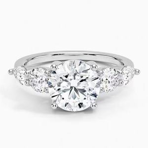 ランシンIGI/認定ファンシーラボグロウンダイヤモンドVVSカラーDラウンドブリリアントカットレーザー穴あけ済みルースストーンジュエリー製作 - Product Image 1