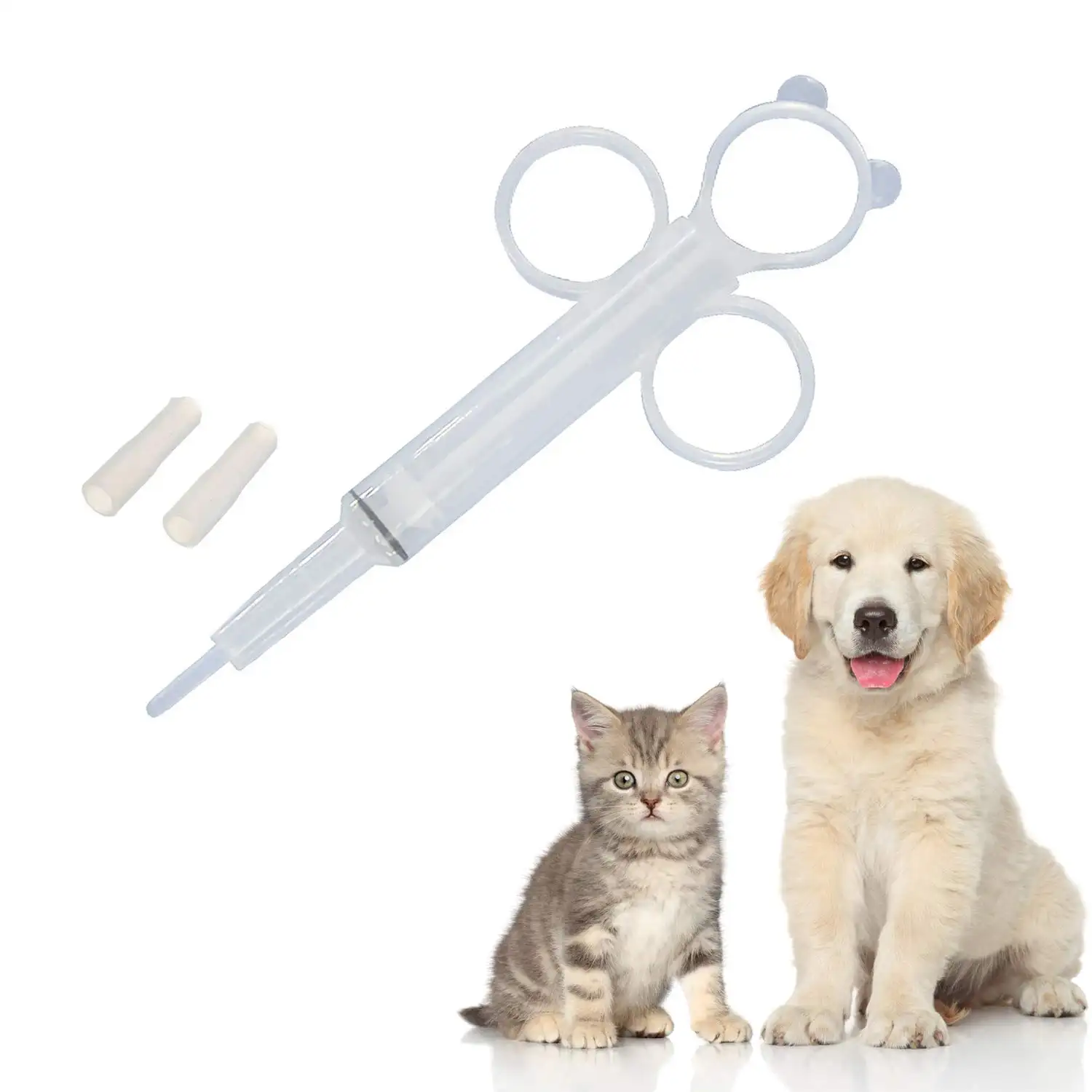 Atacado Safe Soft Silicone Seringas pet medicine feeder Molhado E Seco Dual Use Alimentação Médica Para Cão E Gato