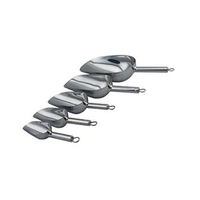 Pelle à glace en acier inoxydable Outils de barre de cuisine Pelle à nourriture
