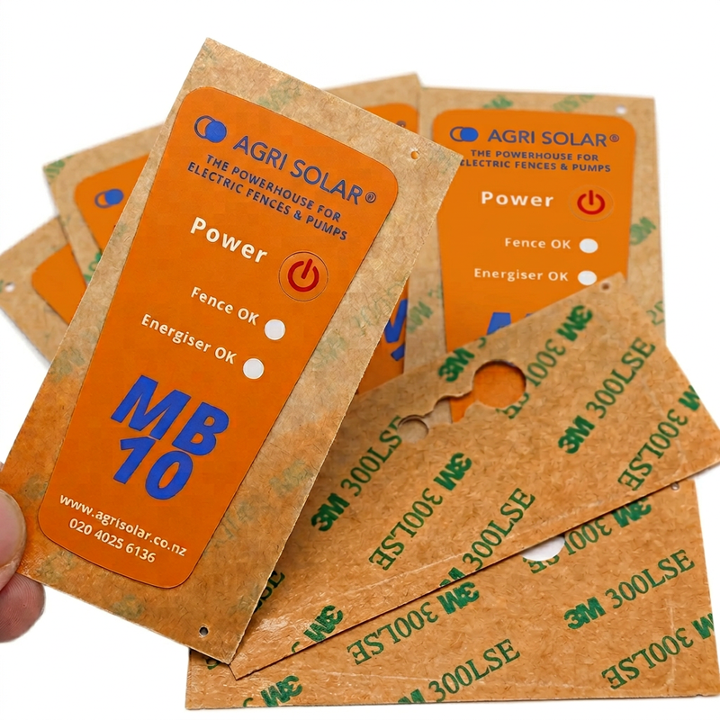 Adhesive Graphic Overlay Film Hardened Acrylic
