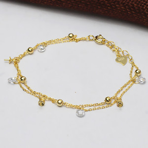 สร้อยข้อมือเงินแท้ S925 พร้อมไข่มุกเม็ดเล็กทำมือ 5-9 เม็ด ดีไซน์ทันสมัย เรียบหรู รูปดาว สำหรับงาน DIY อุปกรณ์ตกแต่ง ถาดเปล่า 549 - Product Image 3