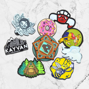 Nhà Máy Trực Tiếp Bán Chất Lượng Tuyệt Vời Glitter Pin Cứng Men Pins Với Ủng Hộ Tùy Chỉnh - Product Image 4