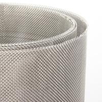 Saringan Duplex Baja Tahan Karat 0.7-6mm Mesh 100-300 Mesh 25 Mikron Tahan Asam Kain Kawat Anyaman Saringan Kering Pengelasan Pemotongan