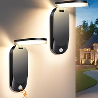 Nueva Lámpara Solar Plegable para Exteriores, Impermeable, con Sensor PIR, para Corredores y Cercas, con Ángulo de Haz de 20 Grados