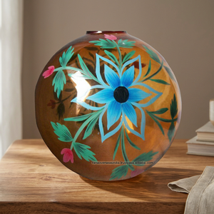 Vintage <b>Large</b> Hand-Painted Eco-Friendly Glass Float for for Luxury Indoor/Outdoor Home & Hotel Decor <b>Gift</b> Use - Product Image 2