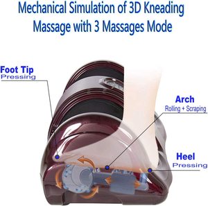 Masajeador de piernas Shiatsu eléctrico para el cuidado del cuerpo prevaleciente con equipo de vibración, masajeador de pies mejorado para la circulación sanguínea - Product Image 4
