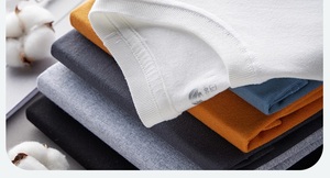 Promotion Long-<b>Staple</b> T Shirt Adults Unisex Cotton T-Shirt With Logo - Product Image 3