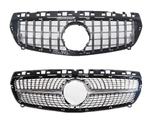 Calandre modifiée pour Benz Classe A W177 calandre mercedes w176 Starry Sky <span class=keywords><strong>AMG</strong></span> calandre à barre verticale couvercle de réservoir d'eau - Product Image 1