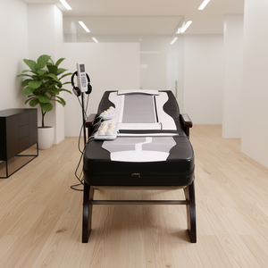 Pop Relax omurga çekiş kore tarzı termal yeşim rulo kızılötesi ısıtma vücut terapi sıcak masaj yatağı masa üreticisi - Product Image 4