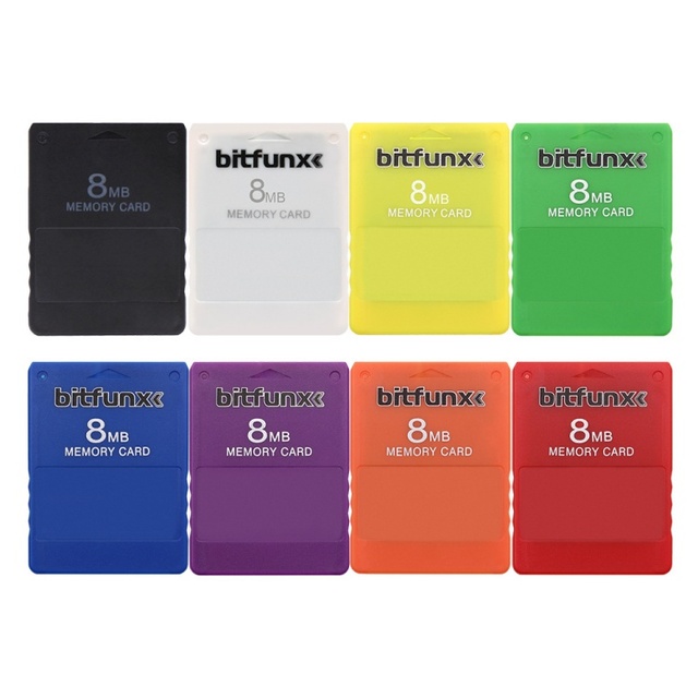 Colorful Game Memory Card 8MB 16MB 32MB 64MB M2 Free McBoot for PS2 Gamepad Joystick Console