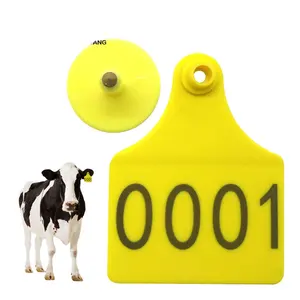 JCET015 تحديد القرط علامة التخصيص فارغة علامة شعار القرط البقر غطاء الأذن للبيع